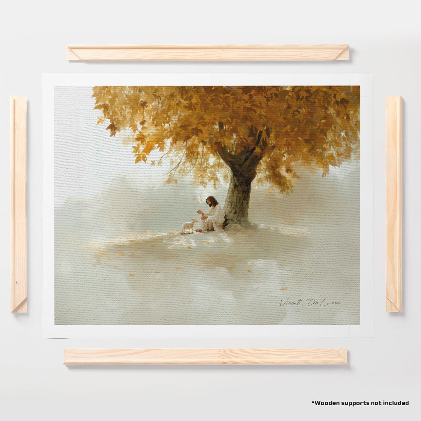 अमूर्त रंगीन पर्वत - 3 भाग