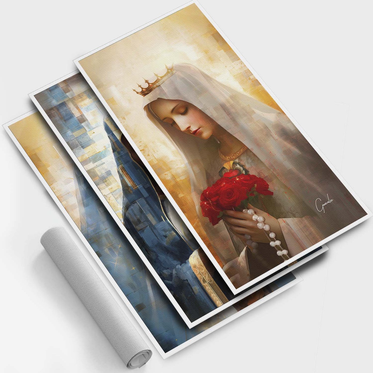 धन्य वर्जिन ग्रिड आर्ट - 3 भाग