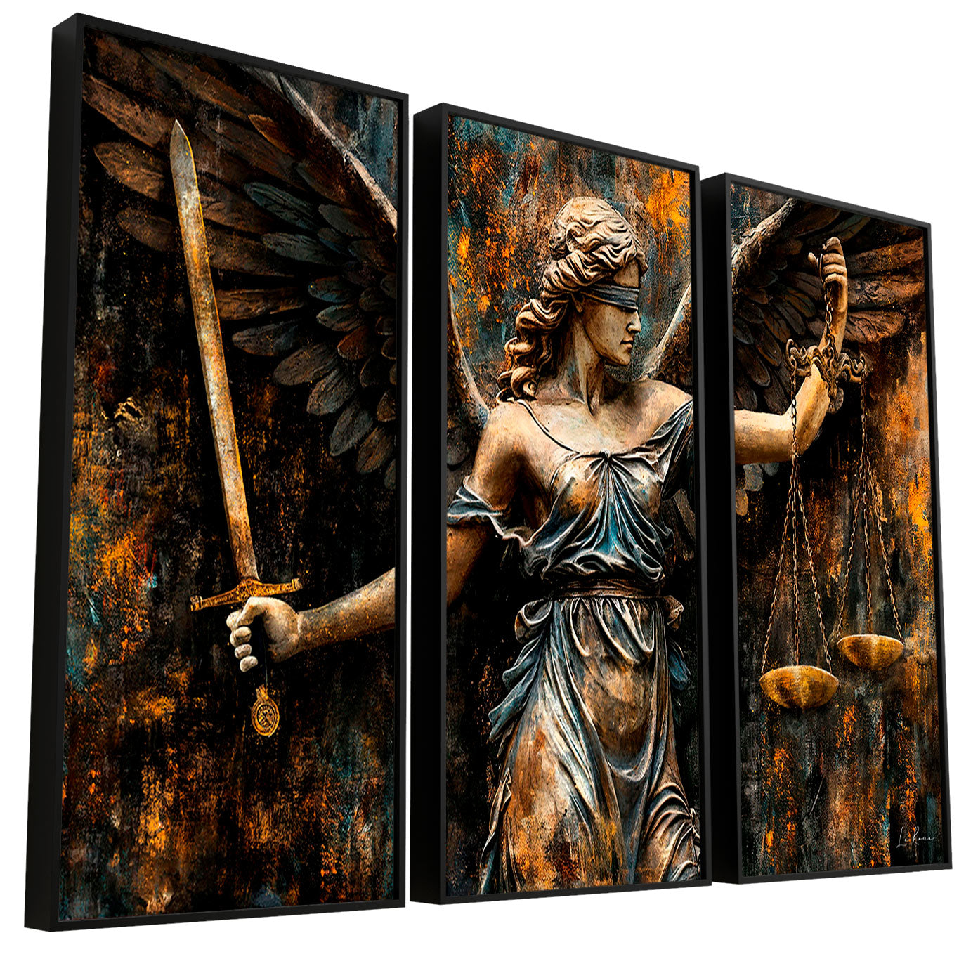 Angel of Justice - 3 Parts – Prime Wall Art
