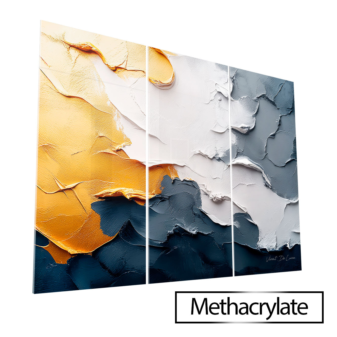 अमूर्त मनोरम ब्रशस्ट्रोक - 3 भाग