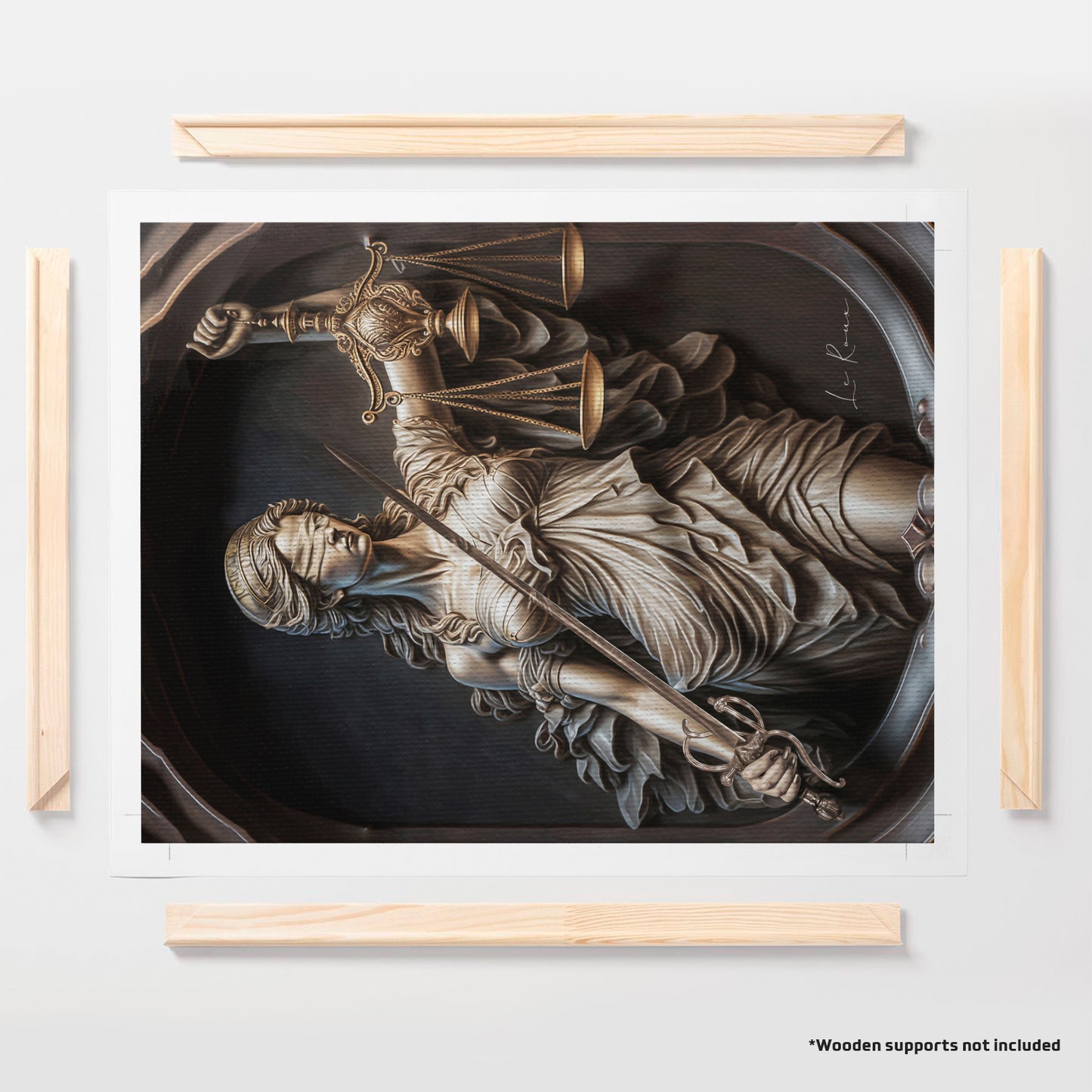 अमूर्त रंगीन पर्वत - 3 भाग