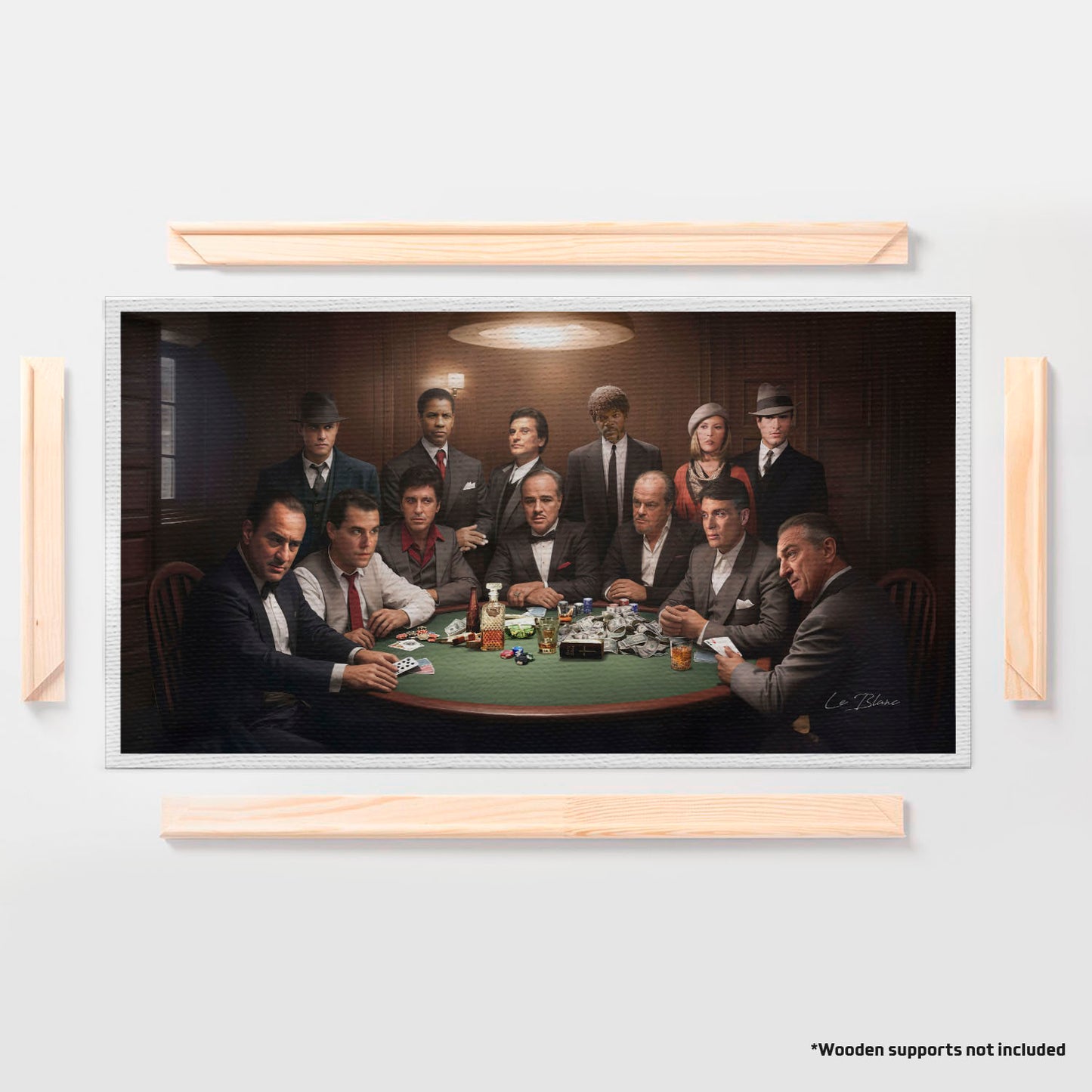 अमूर्त रंगीन पर्वत - 3 भाग