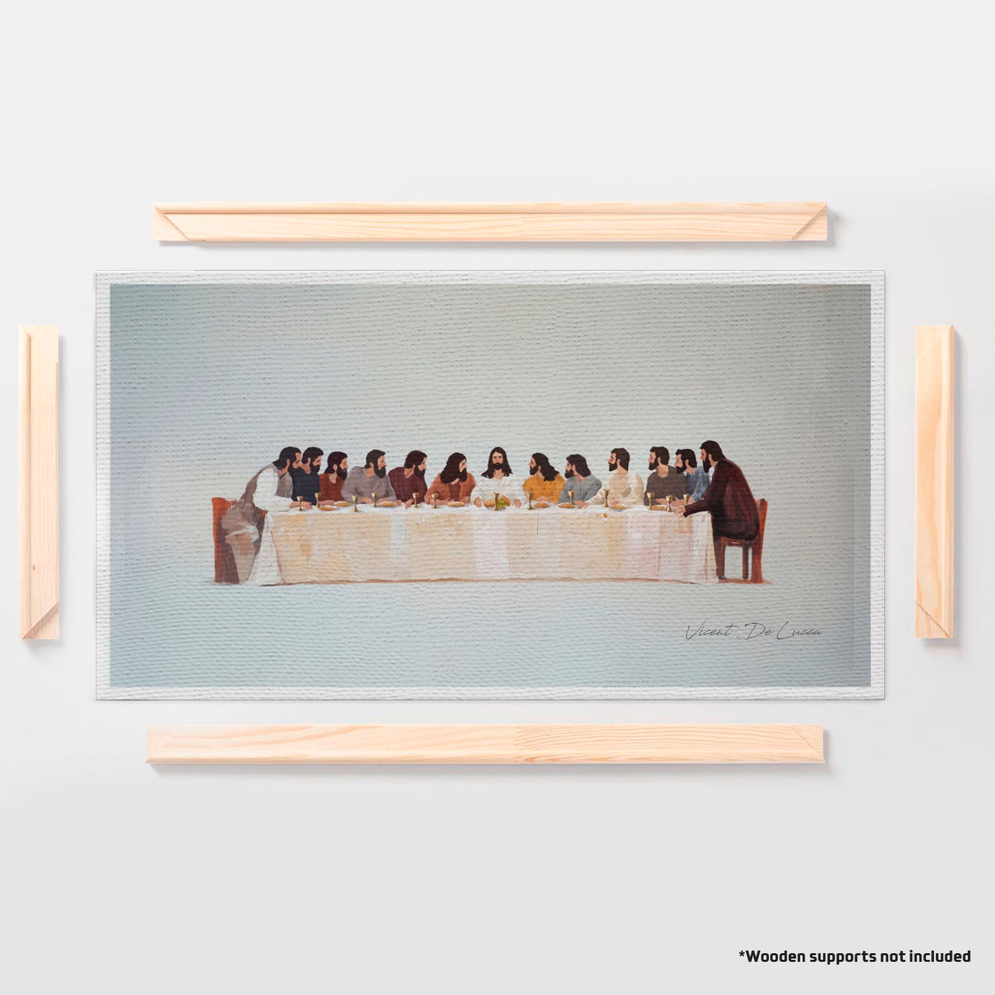 अमूर्त रंगीन पर्वत - 3 भाग