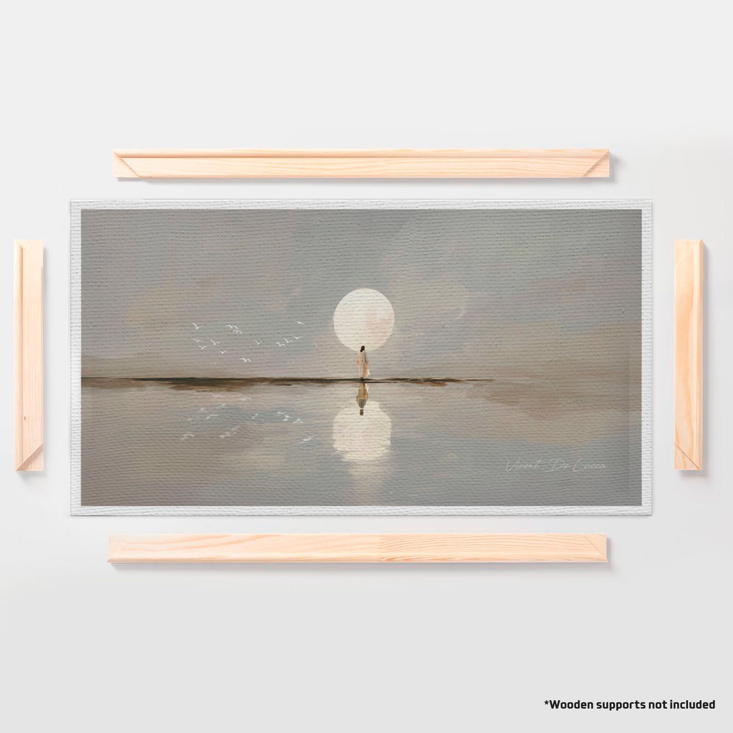 अमूर्त रंगीन पर्वत - 3 भाग