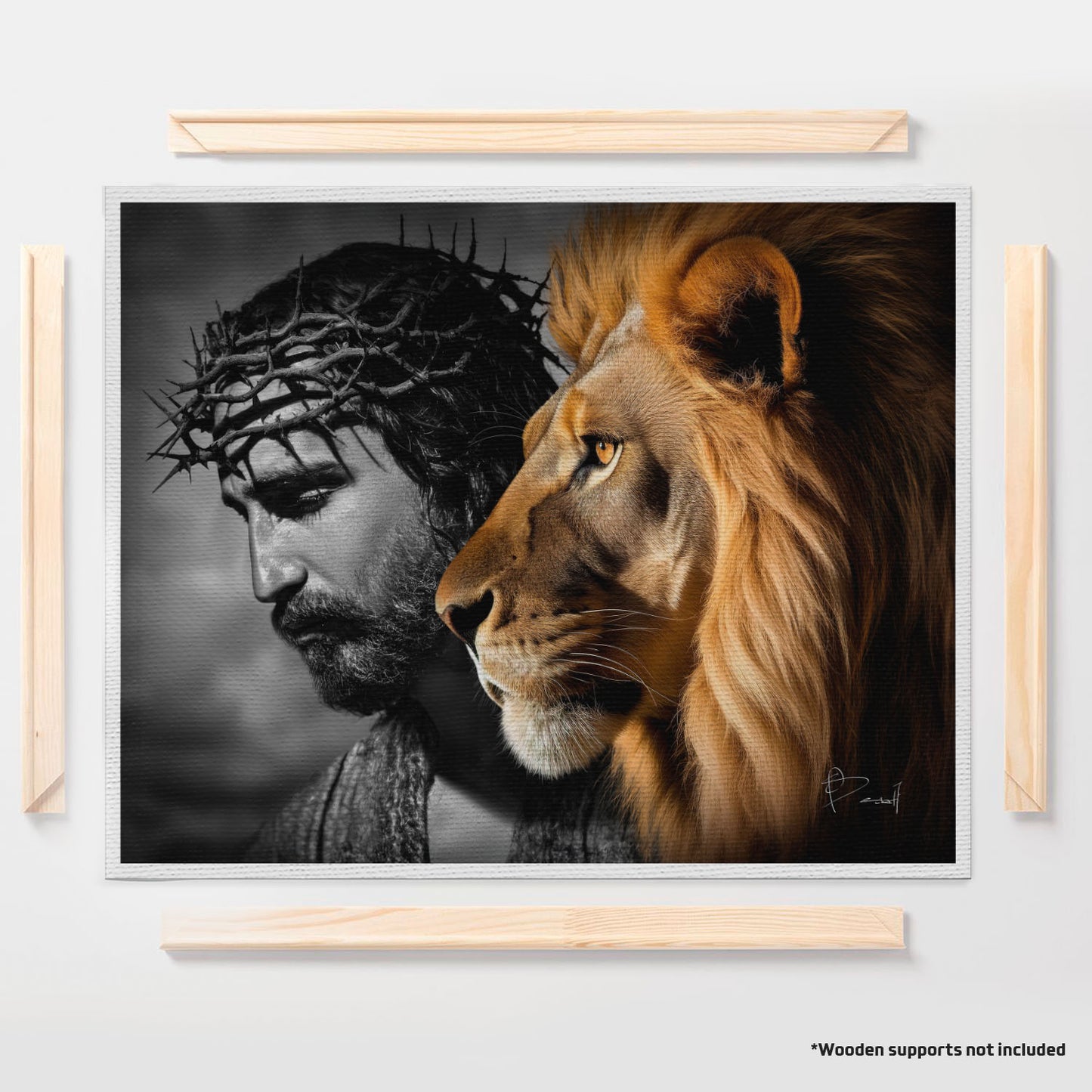 अमूर्त रंगीन पर्वत - 3 भाग