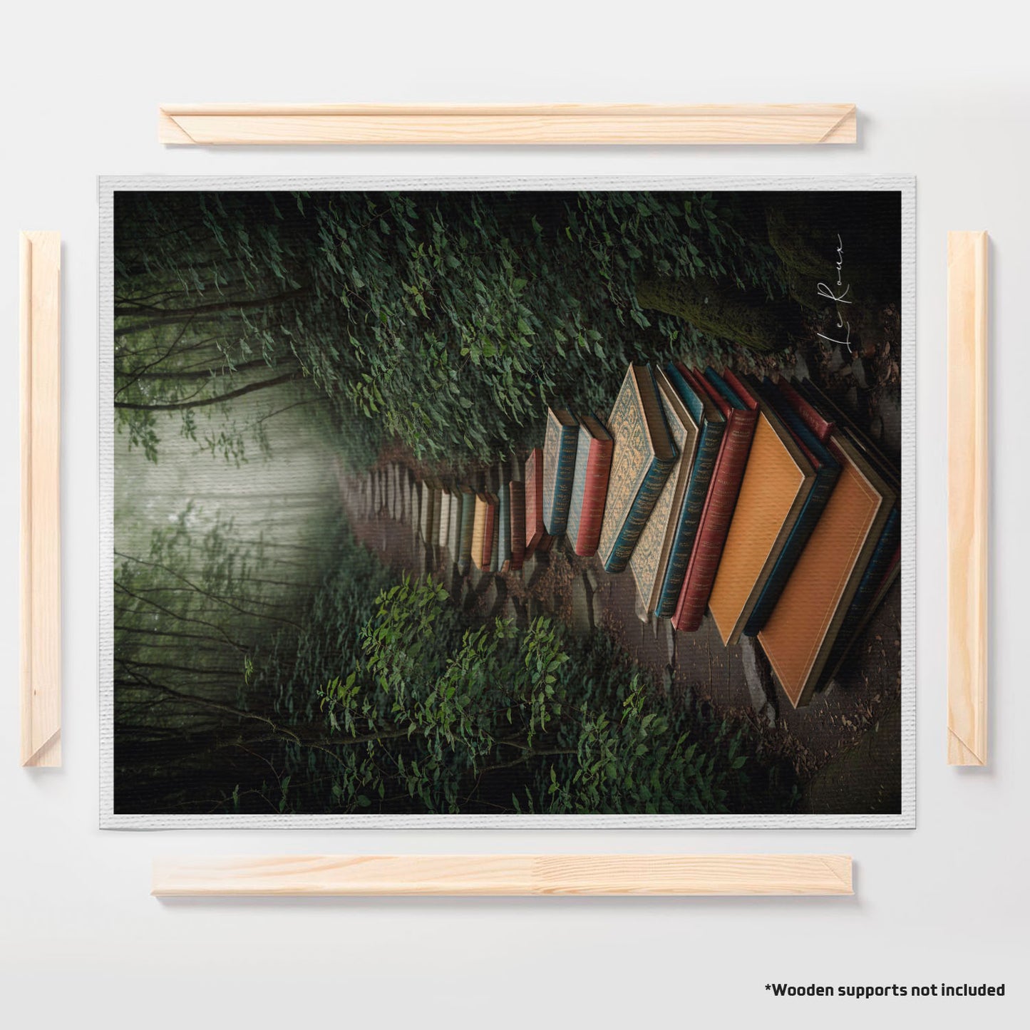 अमूर्त रंगीन पर्वत - 3 भाग