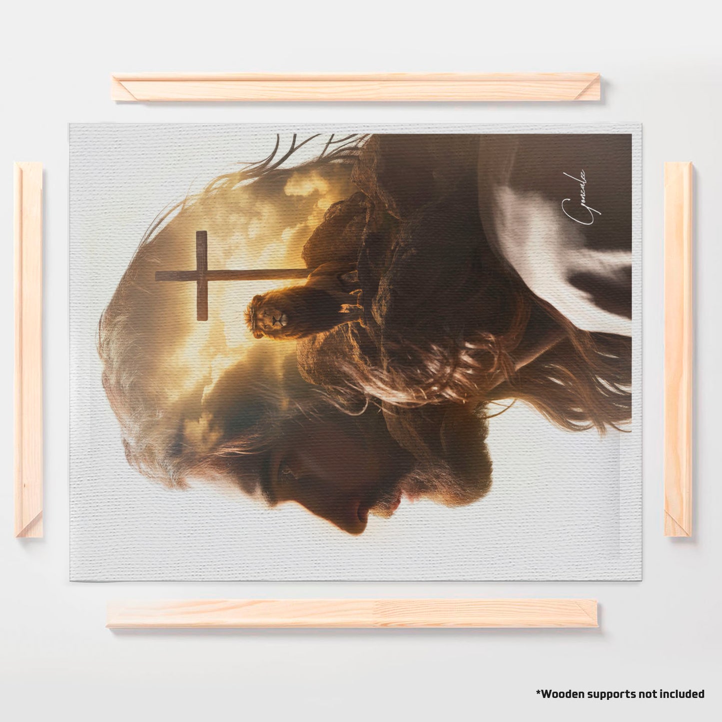 अमूर्त रंगीन पर्वत - 3 भाग