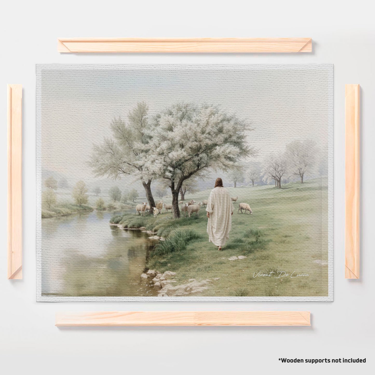 अमूर्त रंगीन पर्वत - 3 भाग