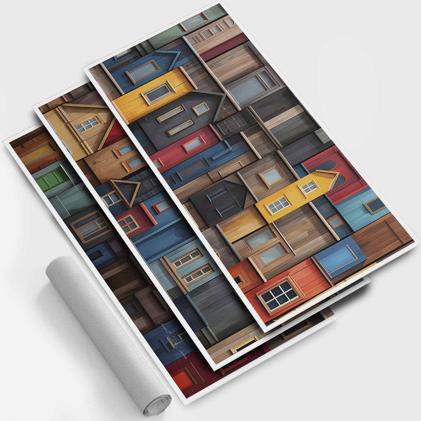 Wooden Architecture - 3 Parts