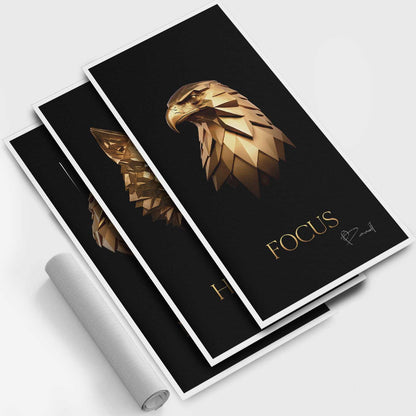 Mindset, Hustle and Focus Gold - 3 Parts