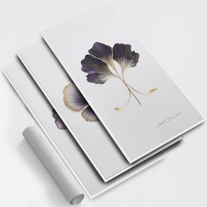 Golden Wine Leaves - 3 Parts