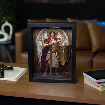 अमूर्त रंगीन पर्वत - 3 भाग