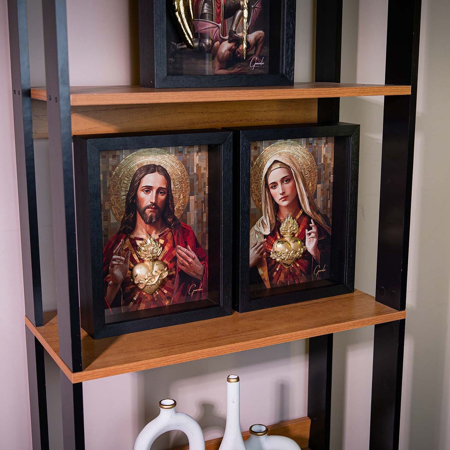 अमूर्त रंगीन पर्वत - 3 भाग