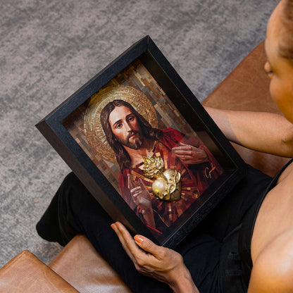 अमूर्त रंगीन पर्वत - 3 भाग