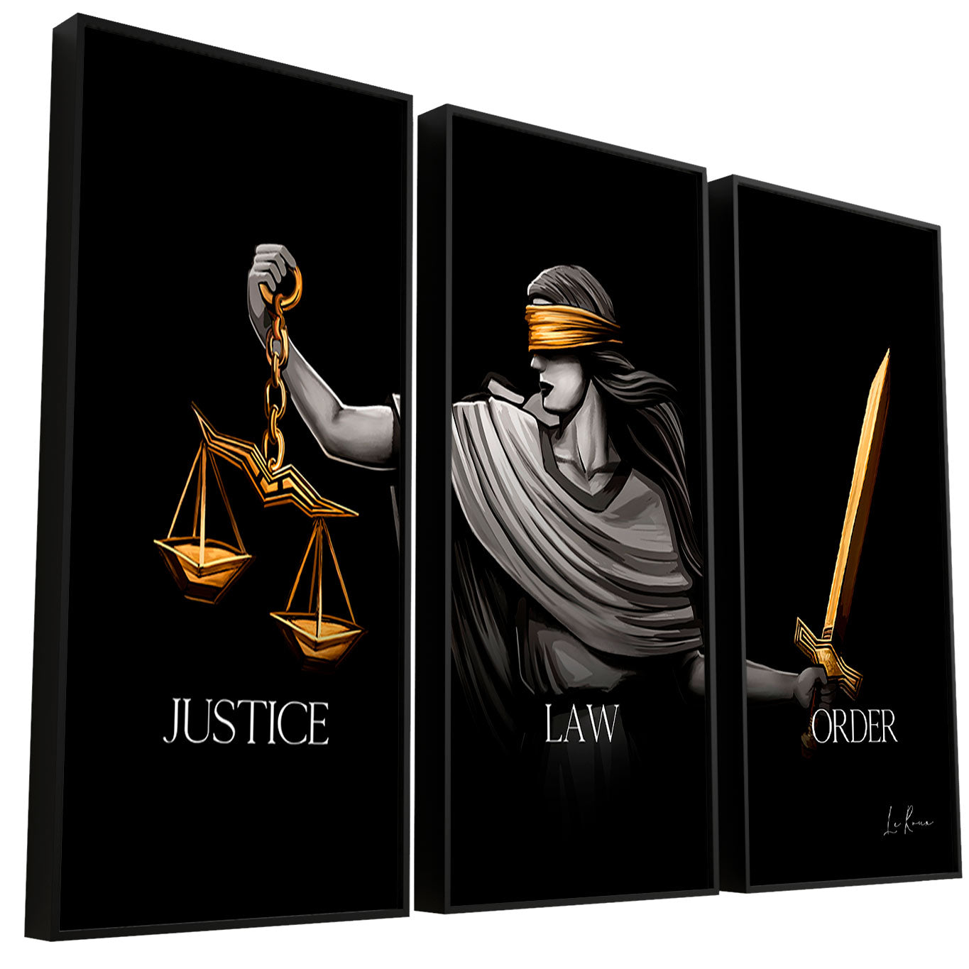 Justice, Law & Order- 3 Parts