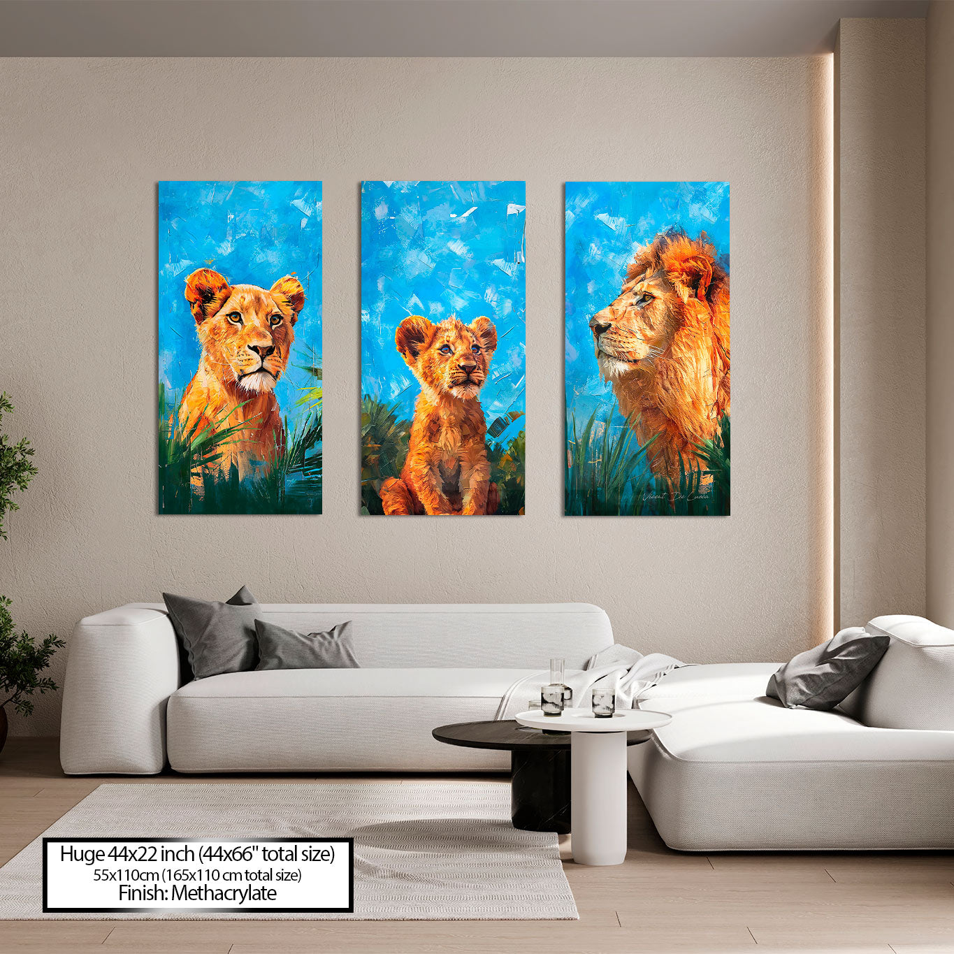 Tropical Lion Family 3 - Parts