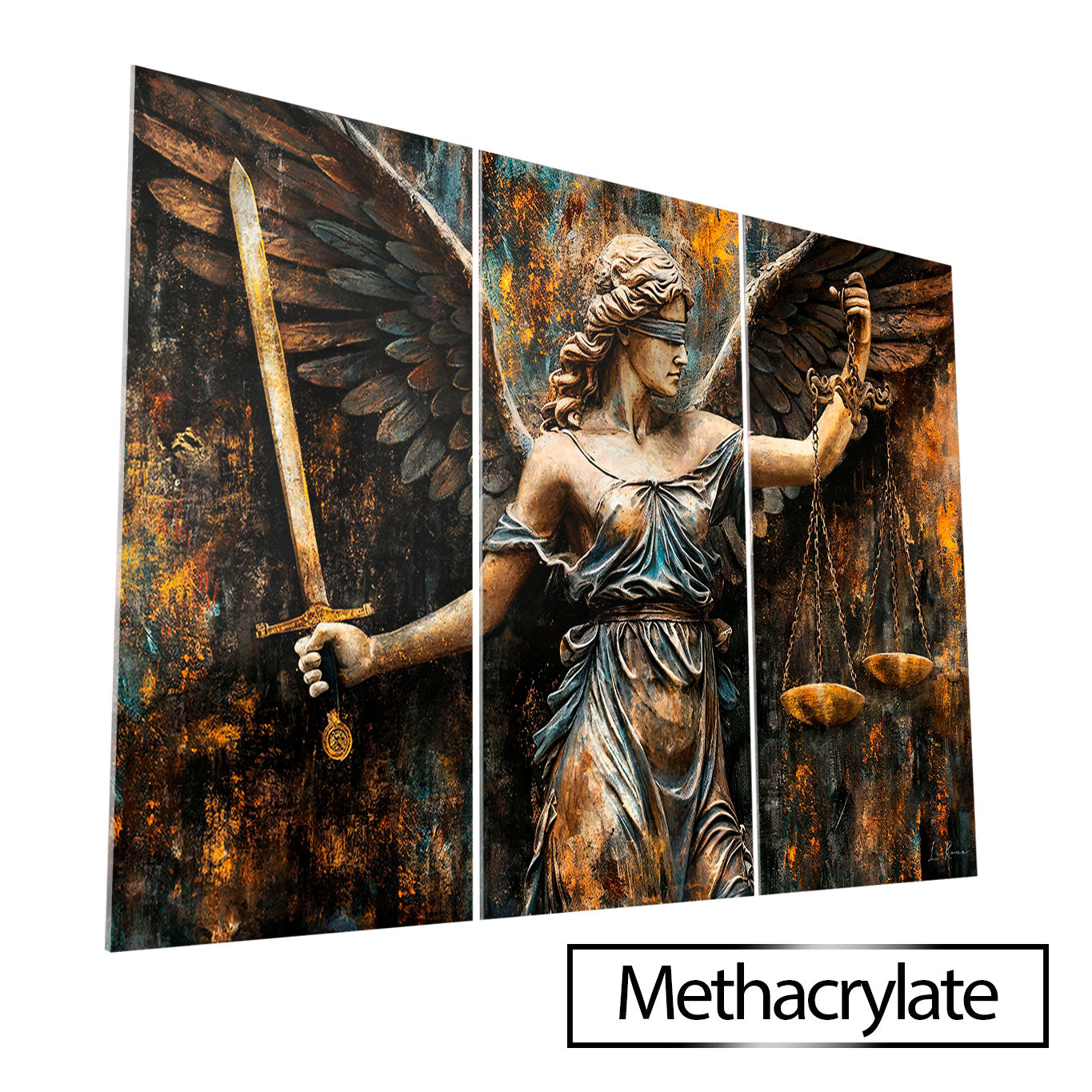 Angel of Justice - 3 Parts – Prime Wall Art