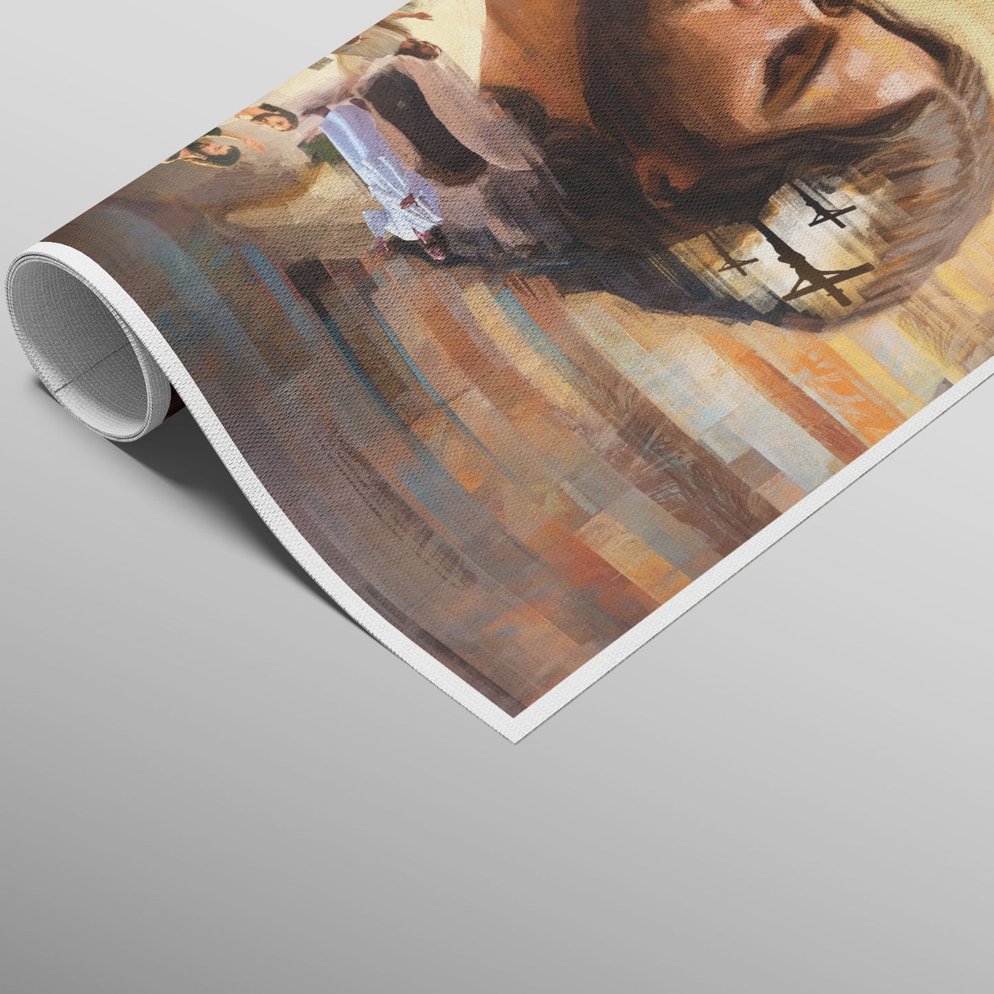 अमूर्त रंगीन पर्वत - 3 भाग