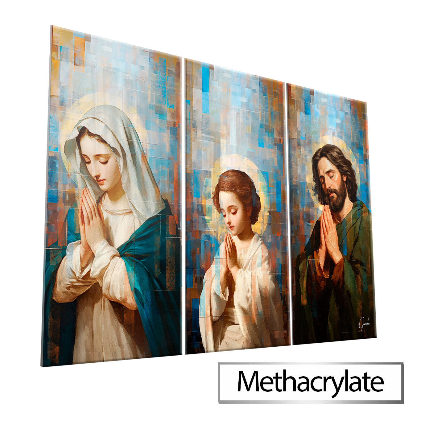 Holy Family Grid Art 3 Parts