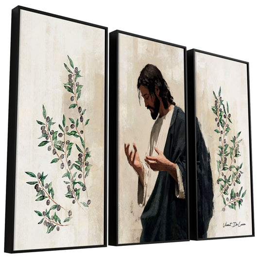 अमूर्त मनोरम ब्रशस्ट्रोक - 3 भाग