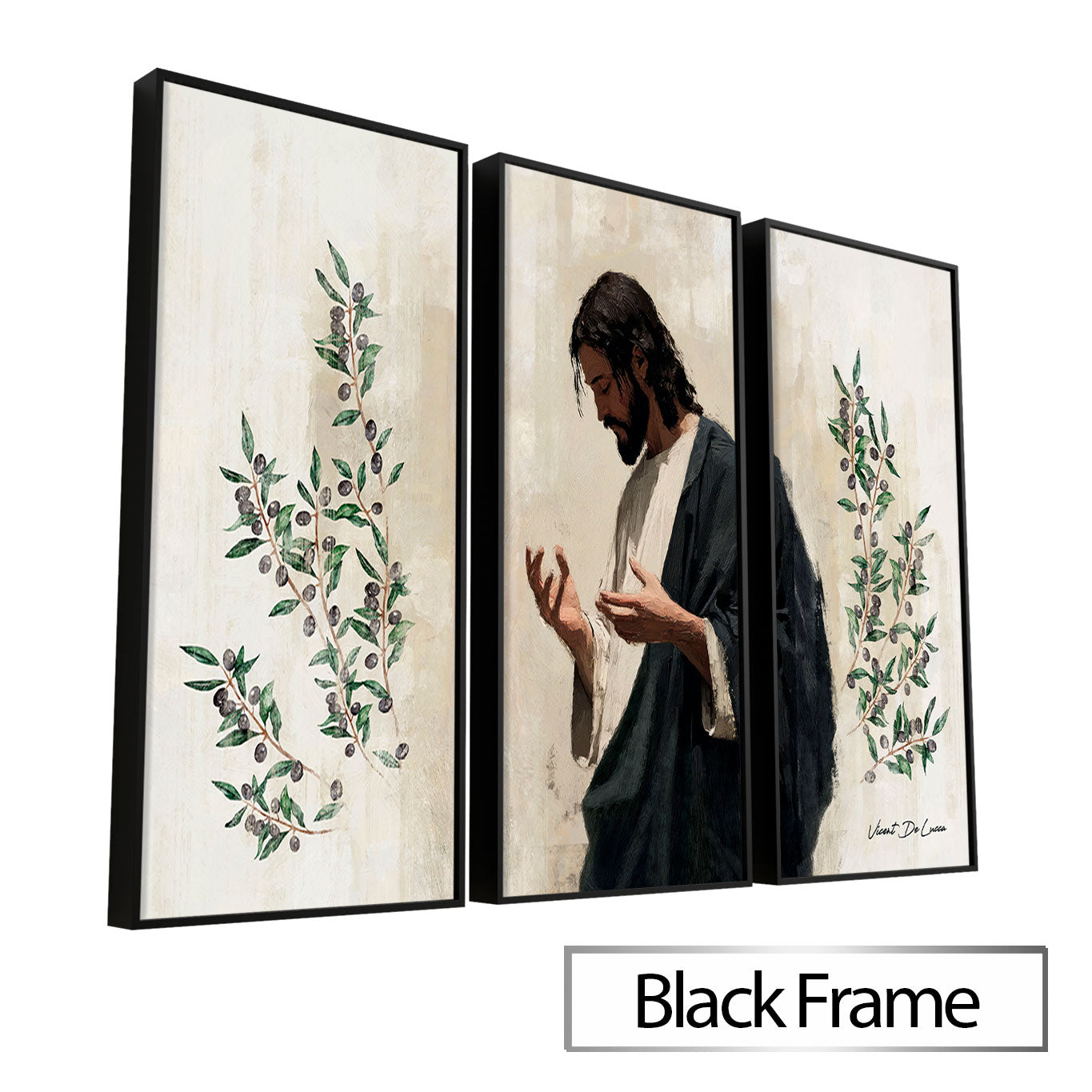 अमूर्त मनोरम ब्रशस्ट्रोक - 3 भाग