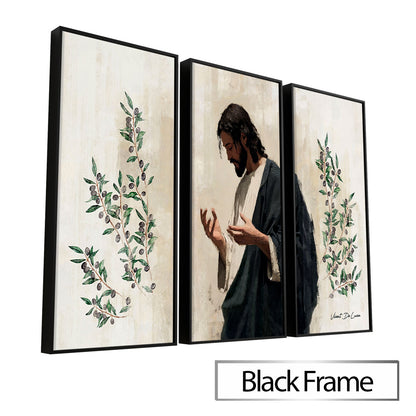 अमूर्त मनोरम ब्रशस्ट्रोक - 3 भाग