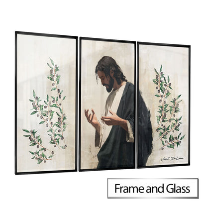 अमूर्त मनोरम ब्रशस्ट्रोक - 3 भाग