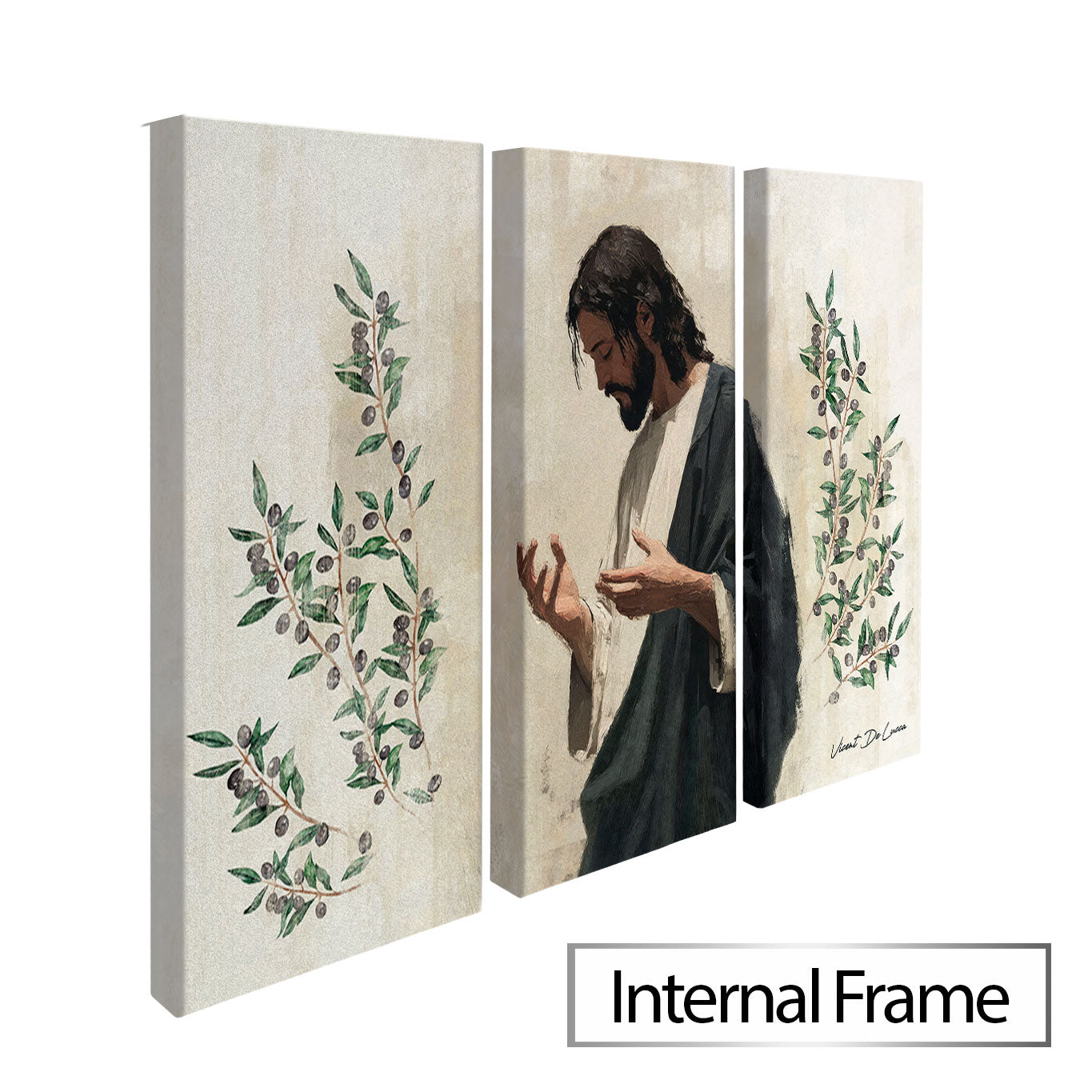 अमूर्त मनोरम ब्रशस्ट्रोक - 3 भाग