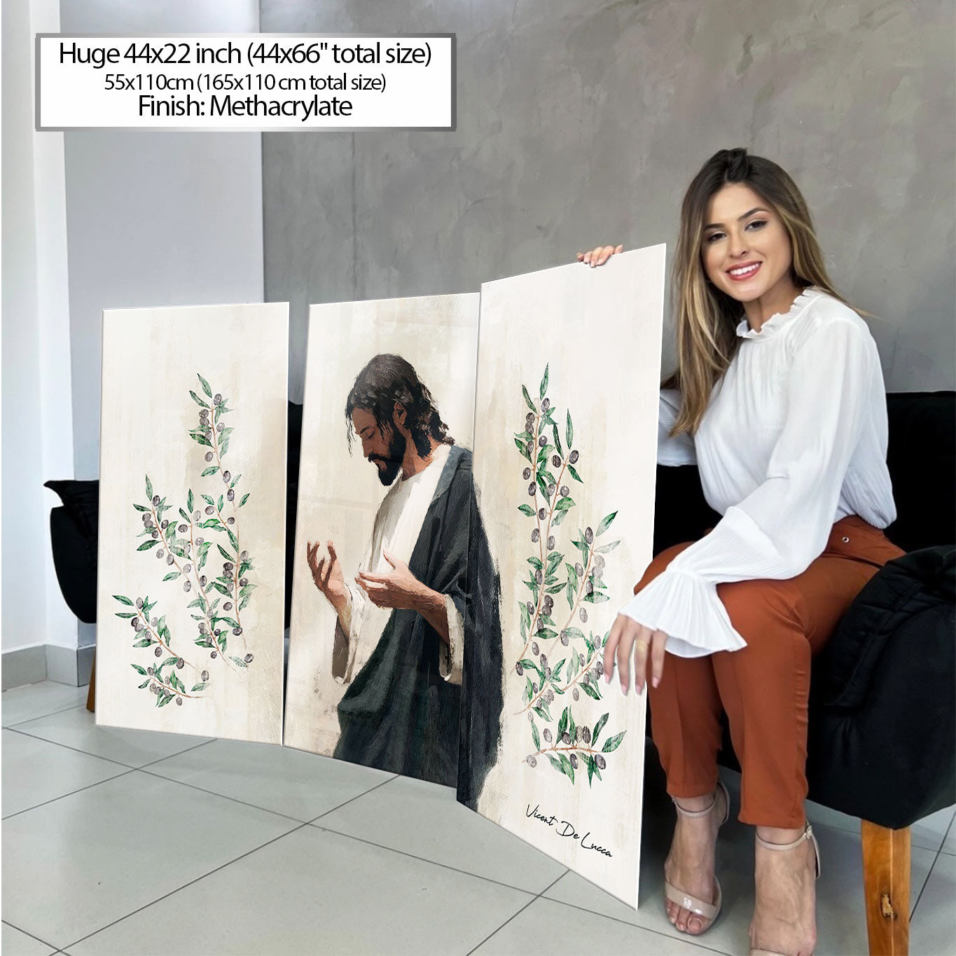 अमूर्त मनोरम ब्रशस्ट्रोक - 3 भाग