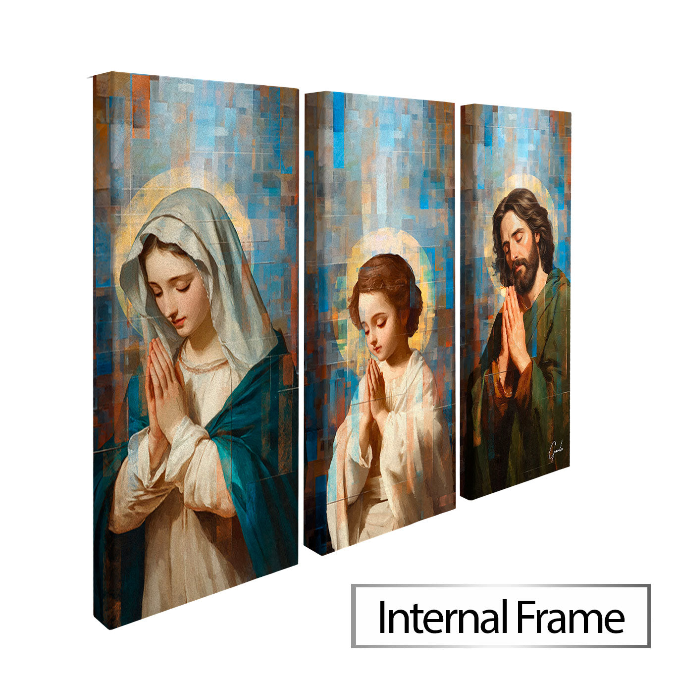 Holy Family Grid Art 3 Parts