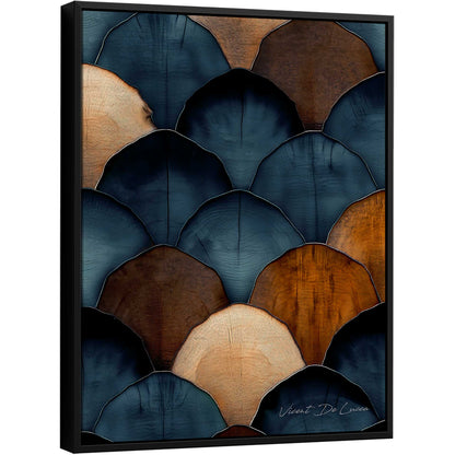 अमूर्त रंगीन पर्वत - 3 भाग