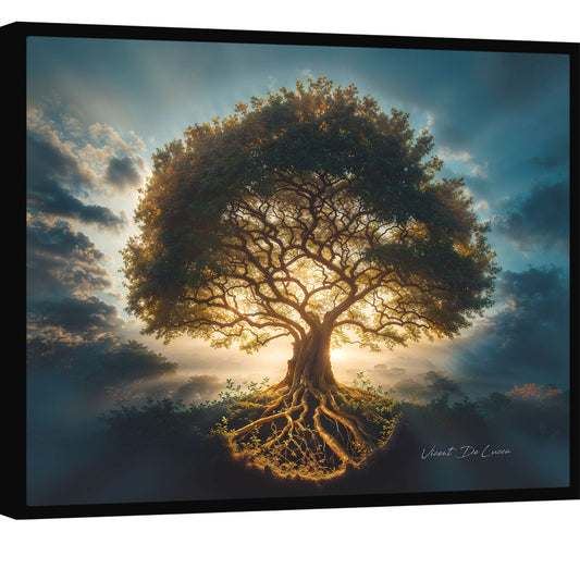 अमूर्त रंगीन पर्वत - 3 भाग