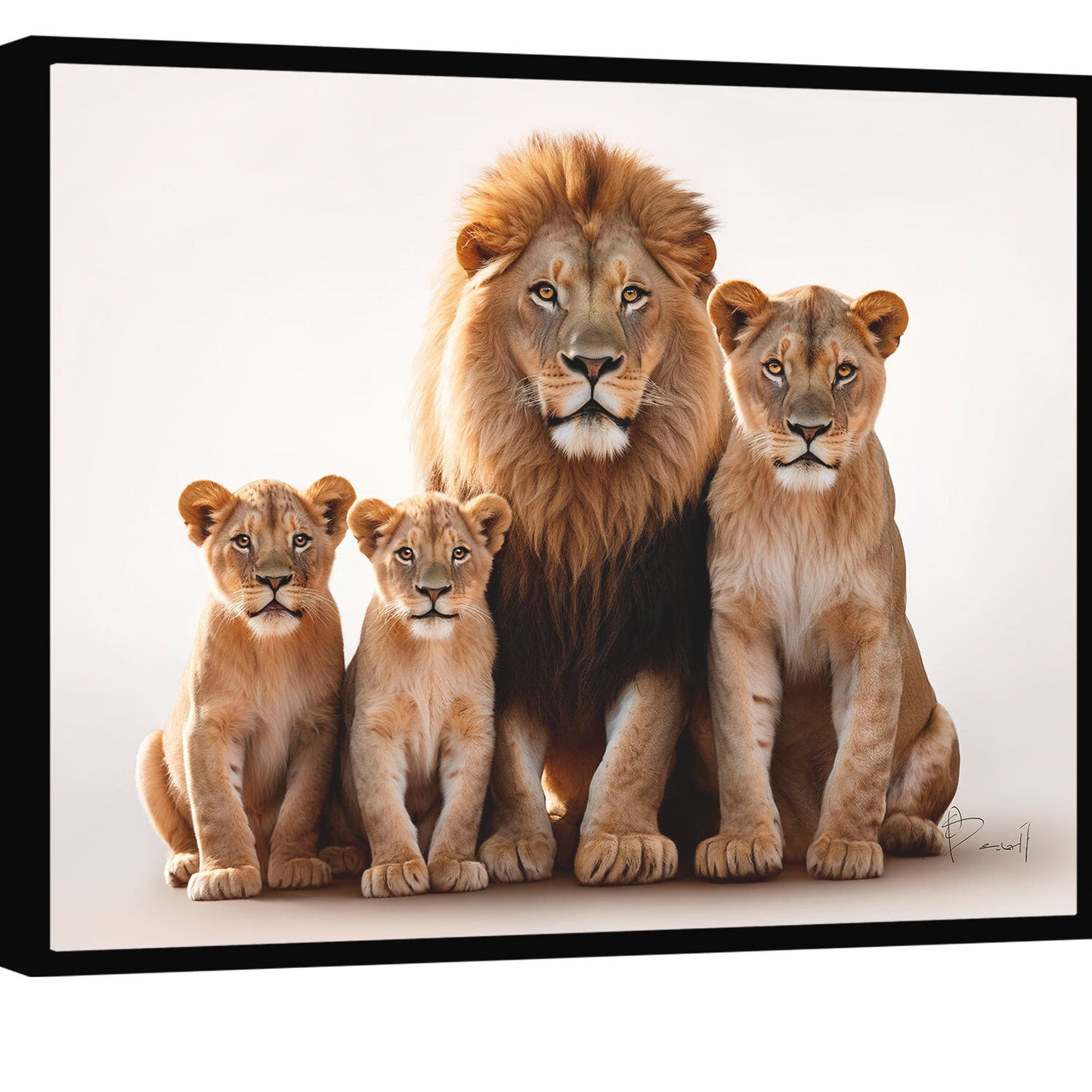 अमूर्त रंगीन पर्वत - 3 भाग