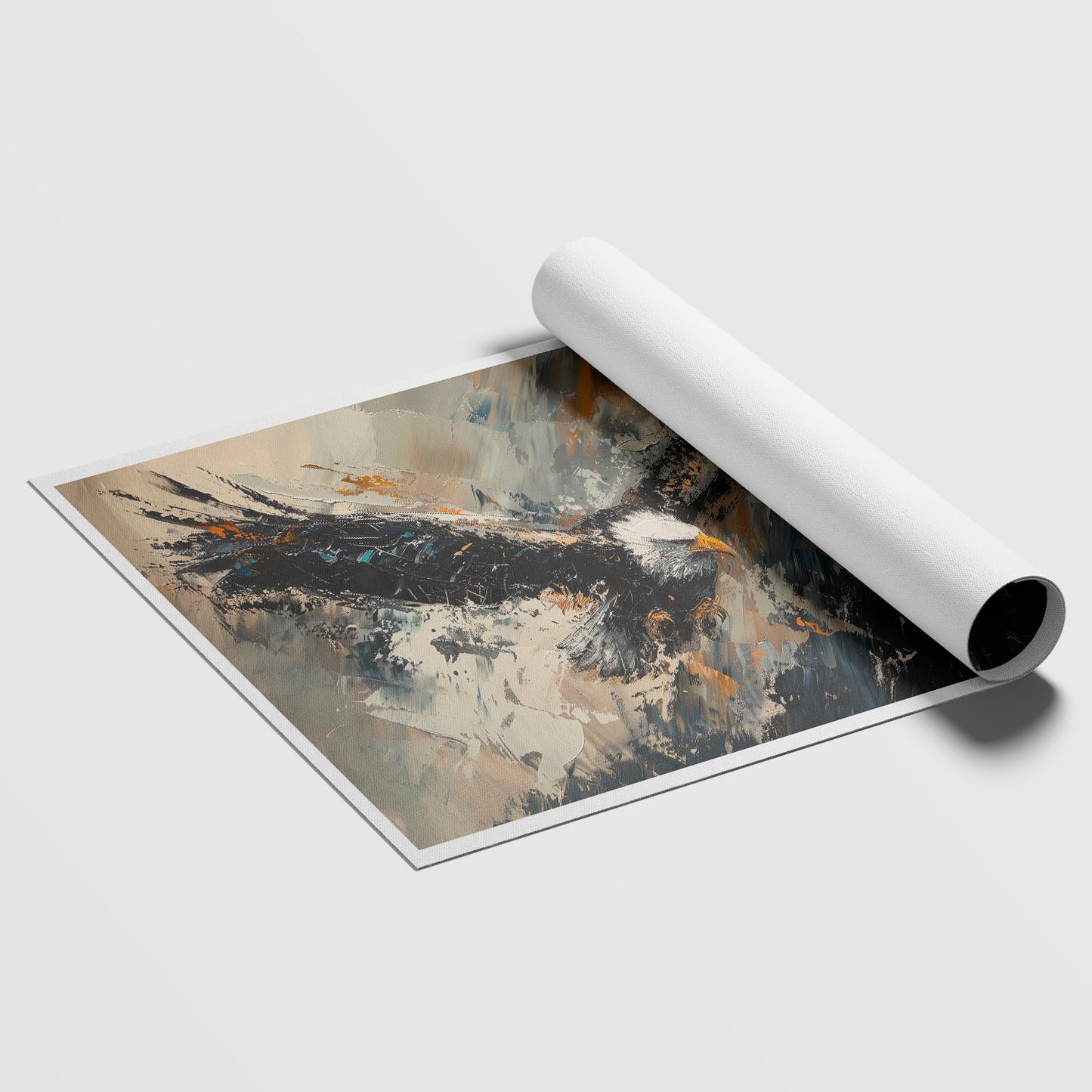 अमूर्त रंगीन पर्वत - 3 भाग