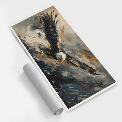 अमूर्त रंगीन पर्वत - 3 भाग