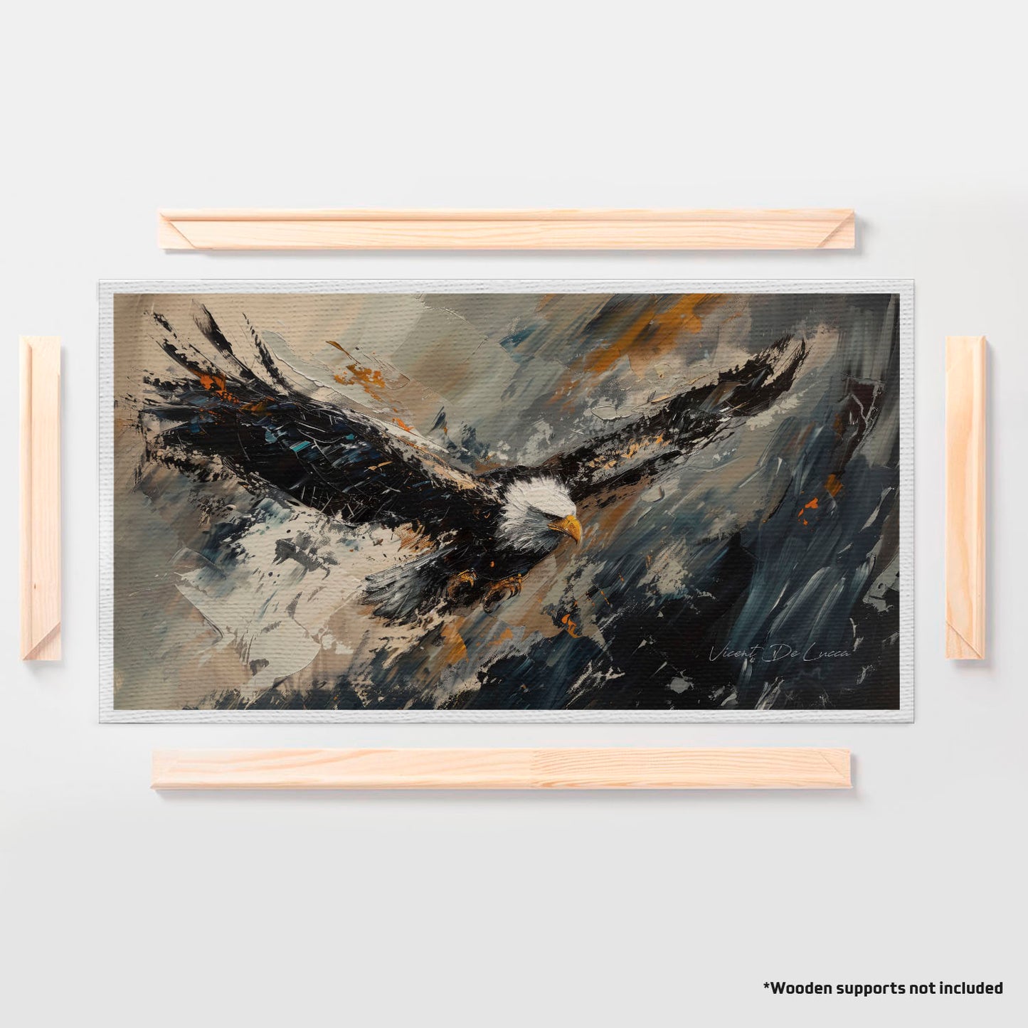 अमूर्त रंगीन पर्वत - 3 भाग