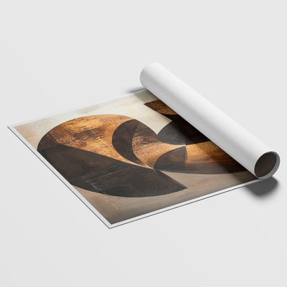 अमूर्त रंगीन पर्वत - 3 भाग