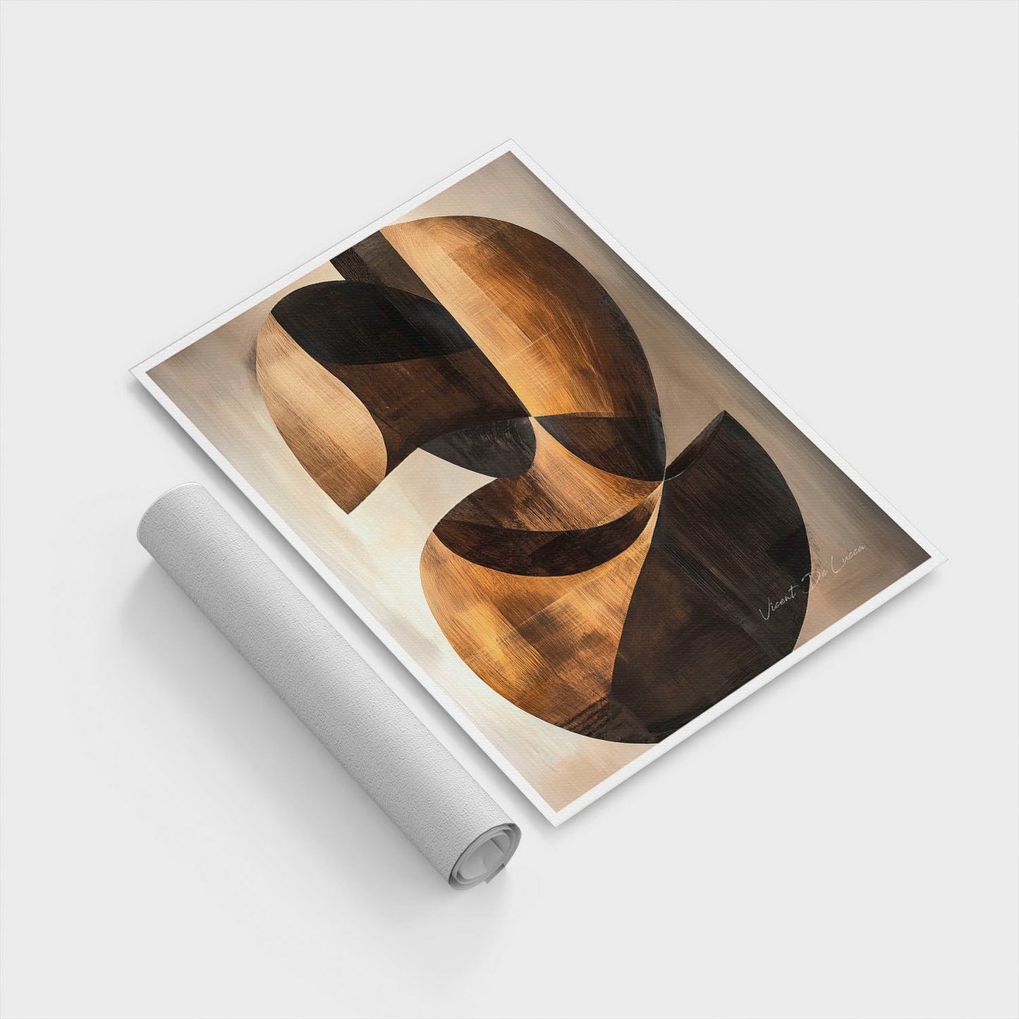 अमूर्त रंगीन पर्वत - 3 भाग