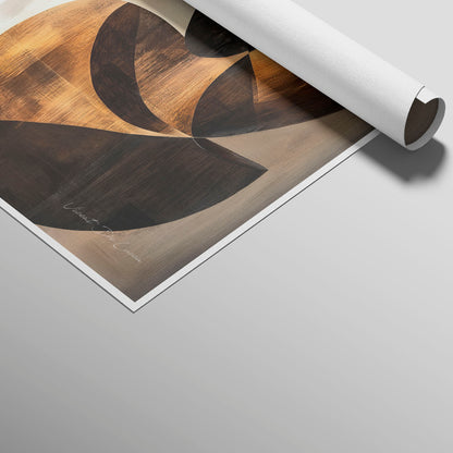 अमूर्त रंगीन पर्वत - 3 भाग