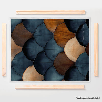 अमूर्त रंगीन पर्वत - 3 भाग