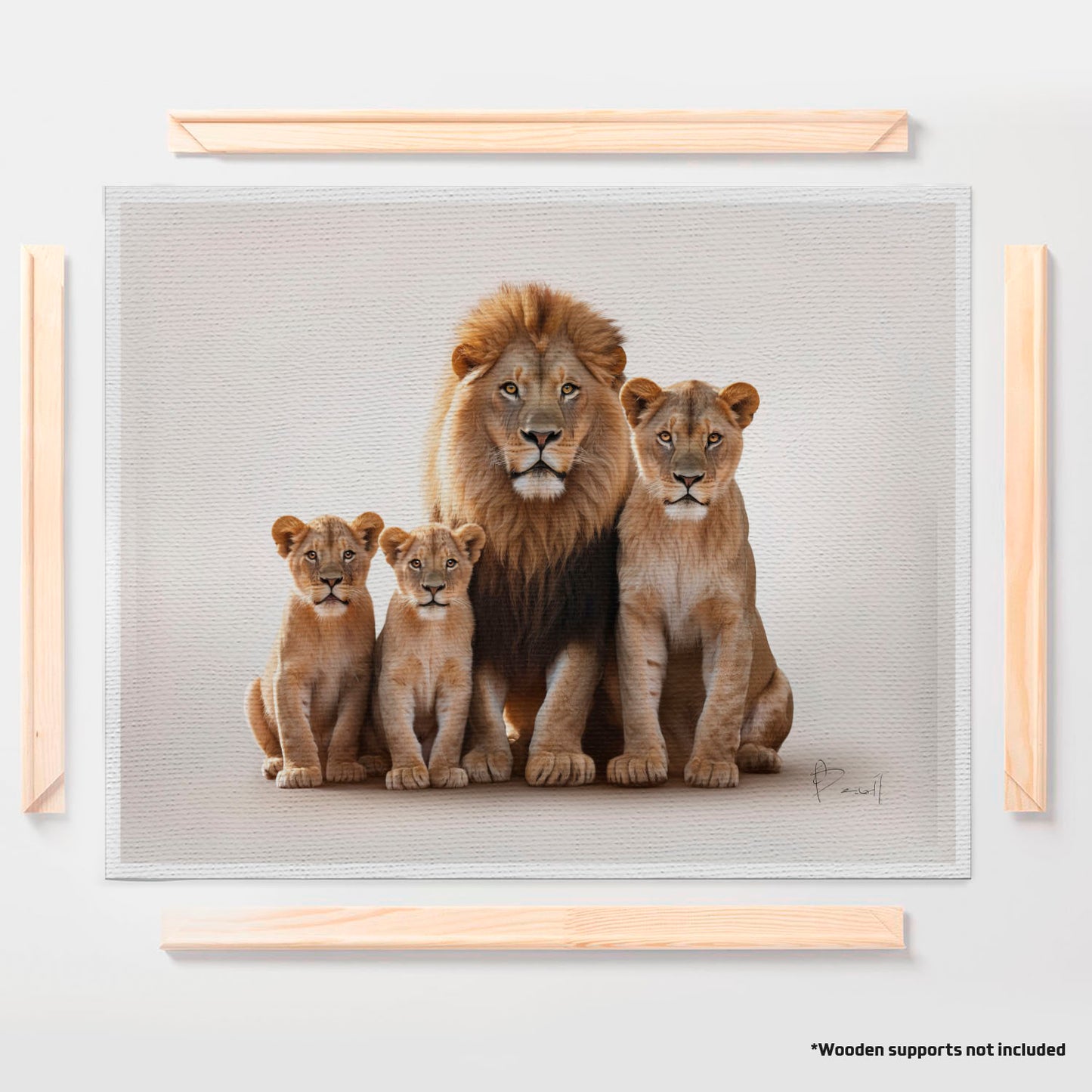 अमूर्त रंगीन पर्वत - 3 भाग