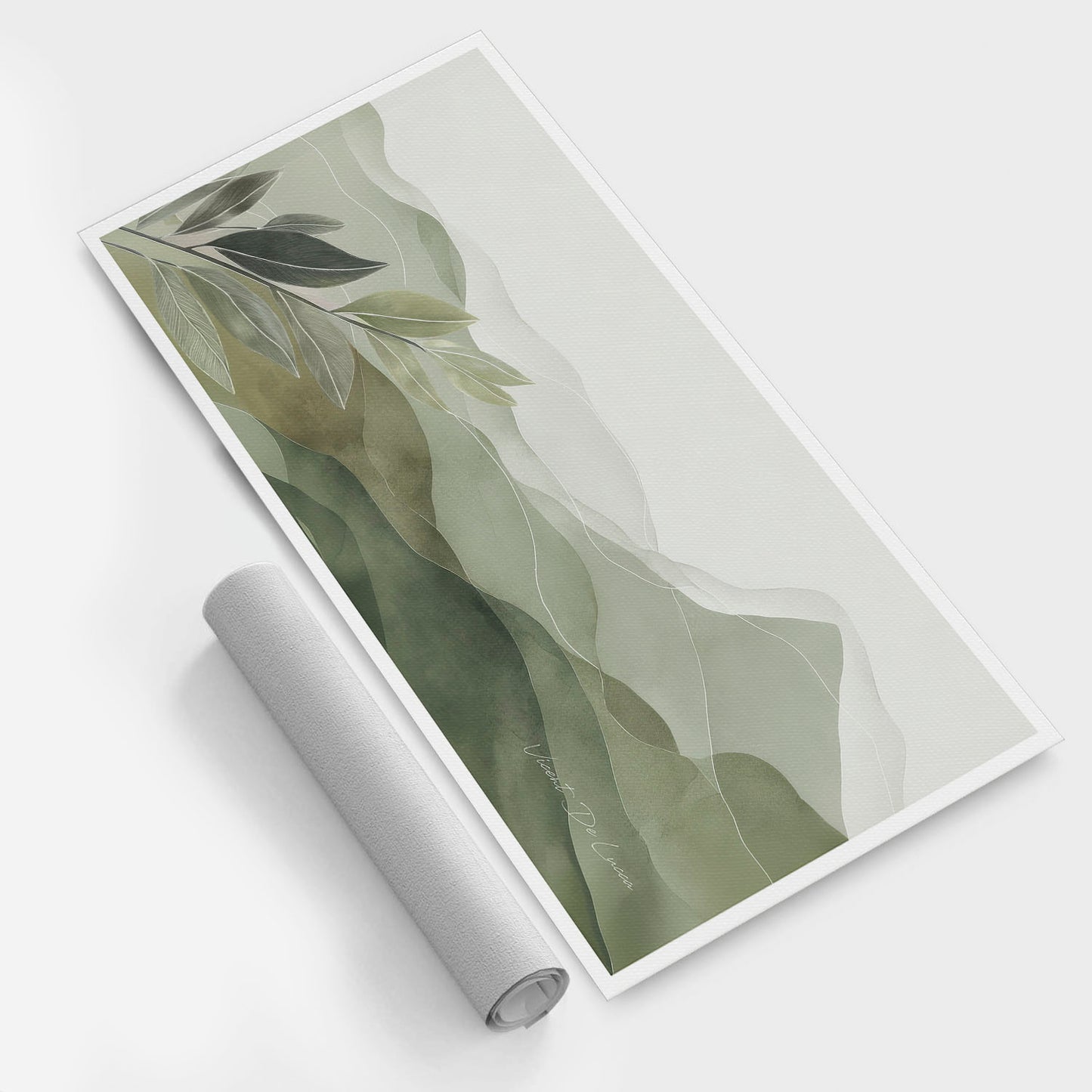 अमूर्त रंगीन पर्वत - 3 भाग