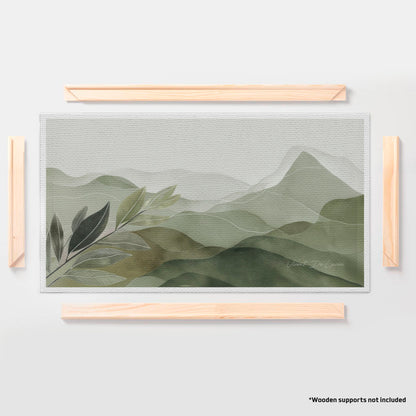 अमूर्त रंगीन पर्वत - 3 भाग