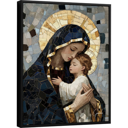 Mary and Jesus Mosaic