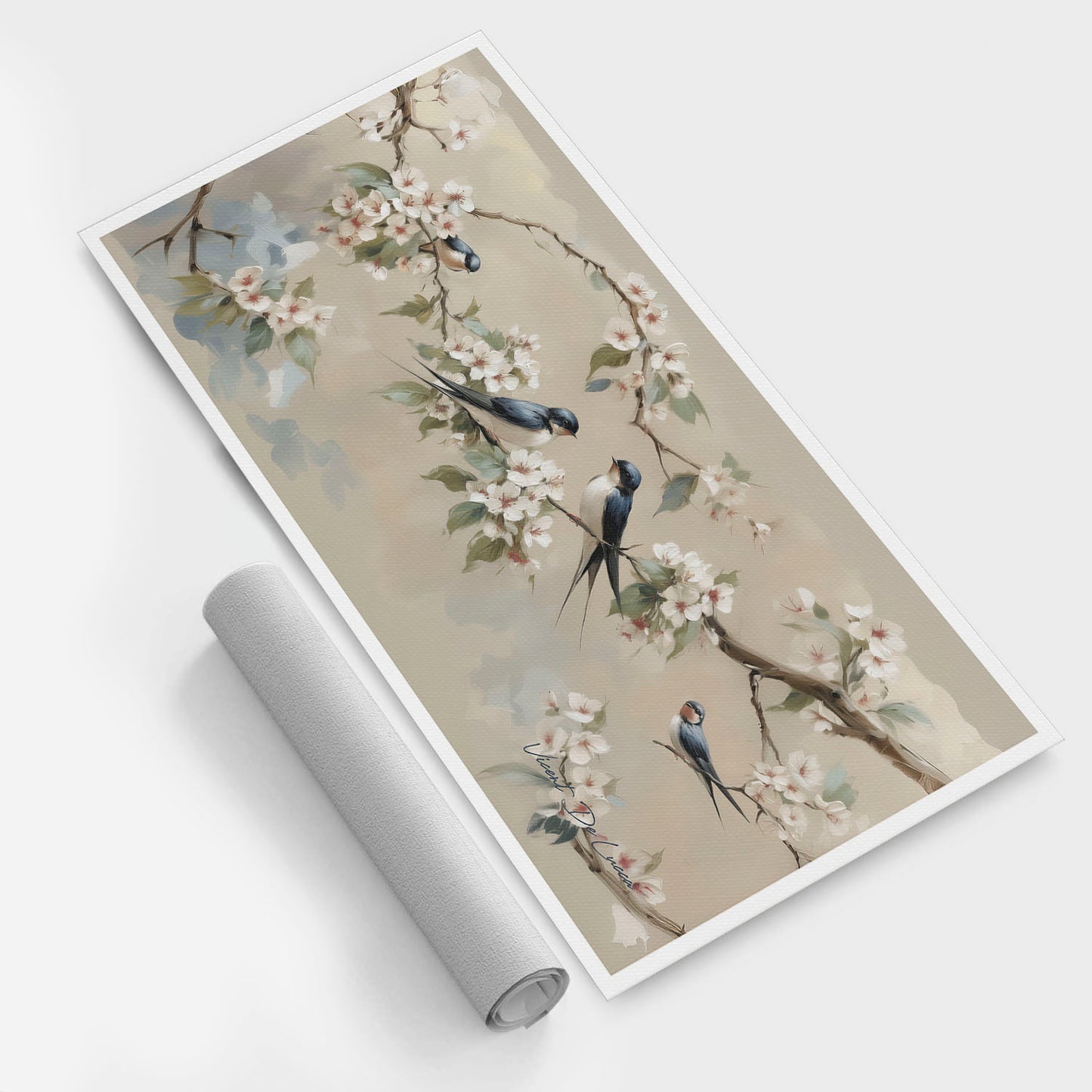 अमूर्त रंगीन पर्वत - 3 भाग