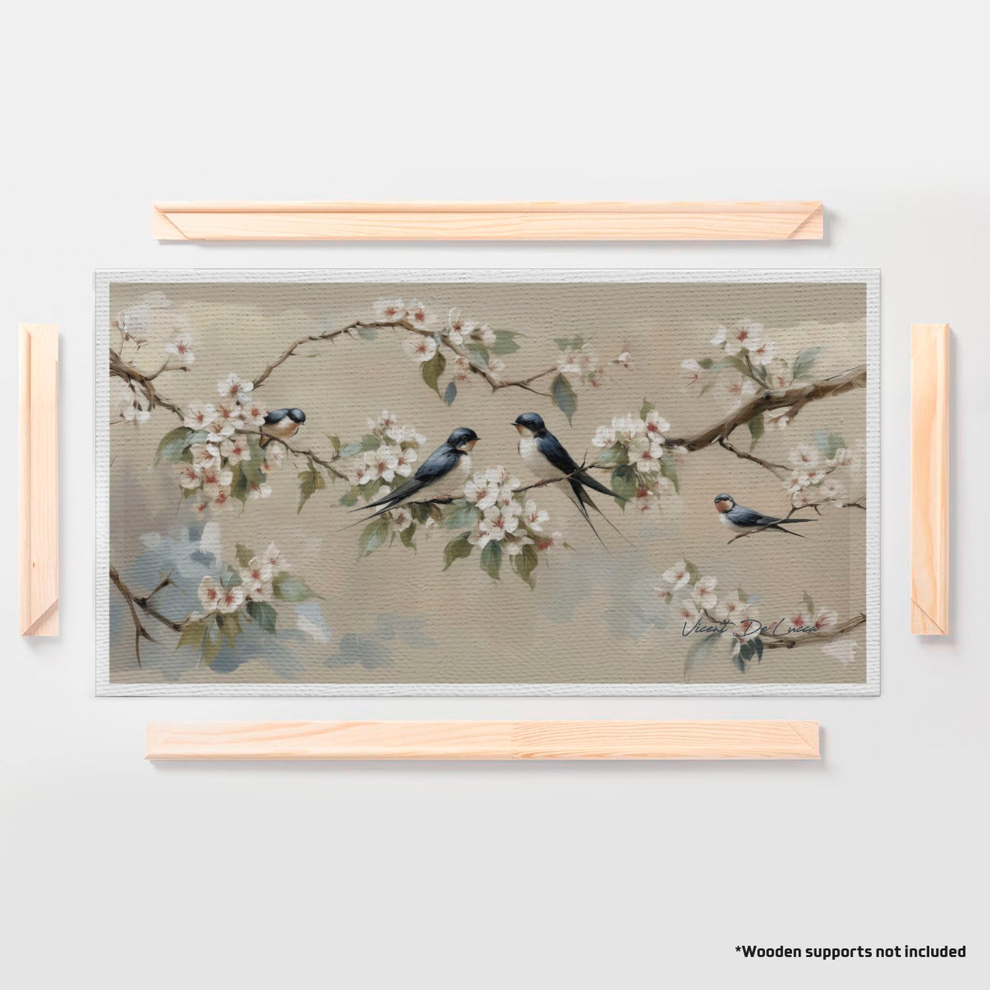 अमूर्त रंगीन पर्वत - 3 भाग