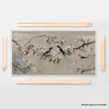 अमूर्त रंगीन पर्वत - 3 भाग