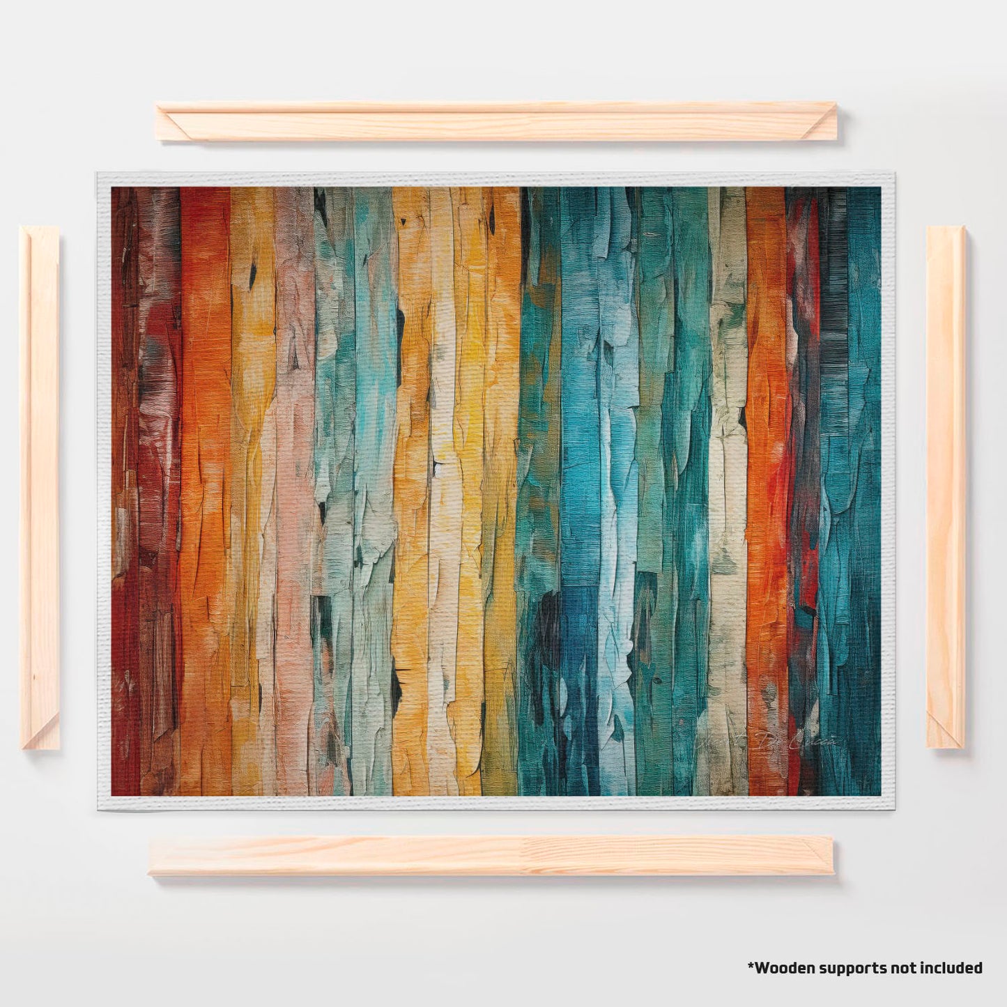 Colored Wood Frame