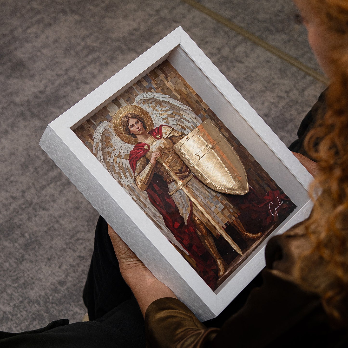 अमूर्त रंगीन पर्वत - 3 भाग