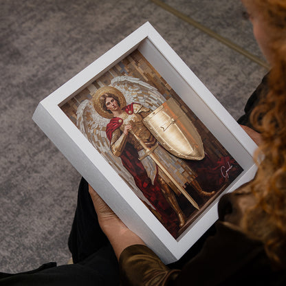 अमूर्त रंगीन पर्वत - 3 भाग